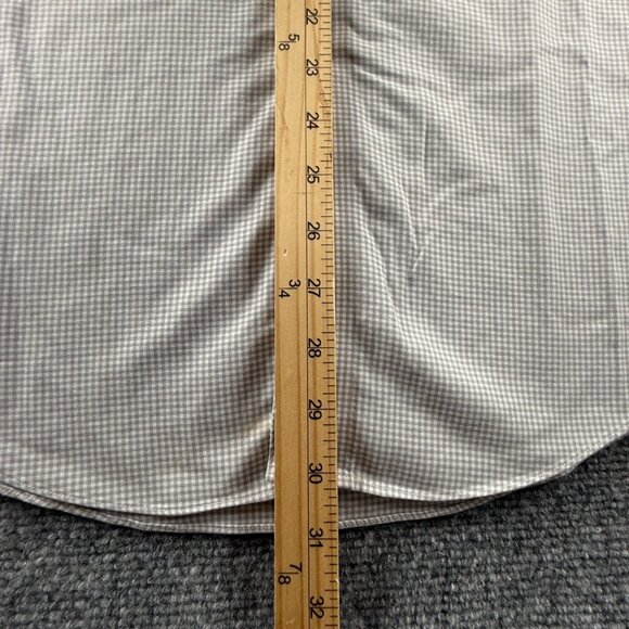 Brooks Brothers Gray 15.5 2/3 Non-Iron Check Cotton Button Up Shirt Men Adult - Picture 4 of 15